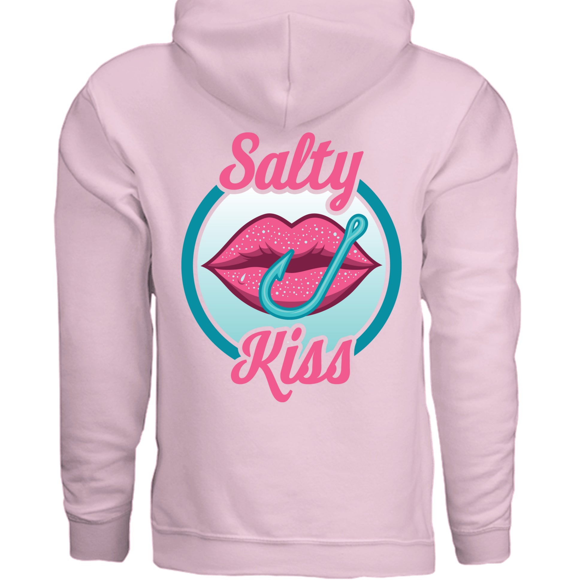Unisex Hoodie - Salty Kiss Color Logo by Salty Kiss coastal apparel
