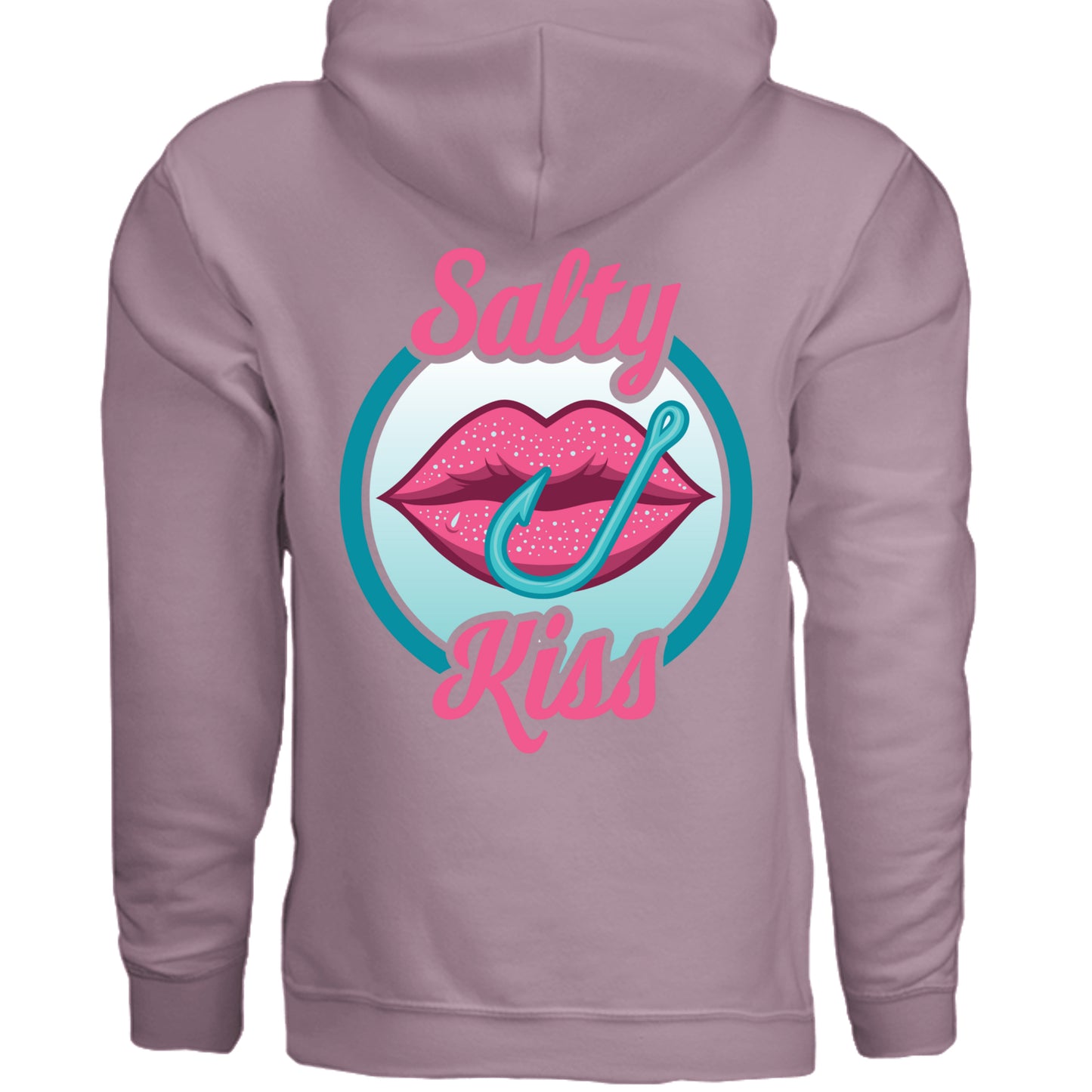 Unisex Hoodie - Salty Kiss Color Logo by Salty Kiss coastal apparel