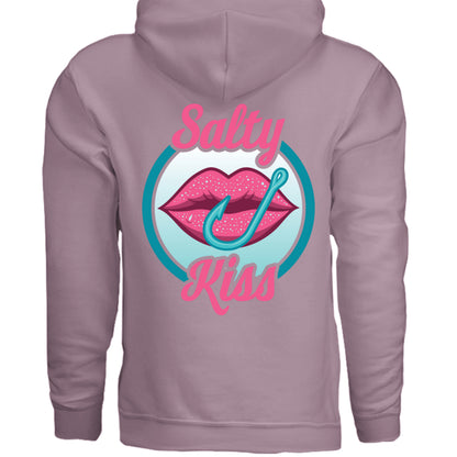 Unisex Hoodie - Salty Kiss Color Logo by Salty Kiss coastal apparel