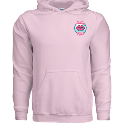 Unisex Hoodie - Salty Kiss Color Logo by Salty Kiss coastal apparel