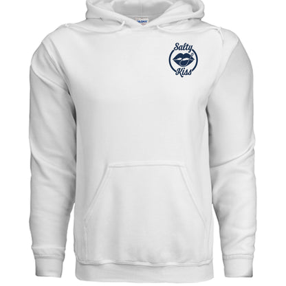 Men's Boating Hoodie - From Boat Wake to Bar Stool by Salty Kiss coastal apparel