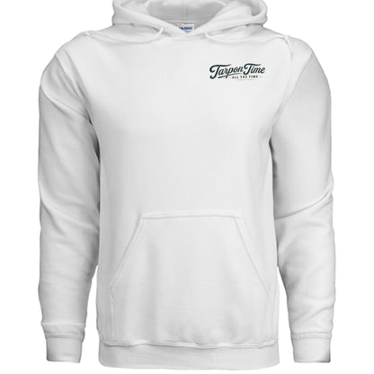 Men's Fishing Hoodie - Tarpon Time All The Time by Salty Kiss coastal apparel