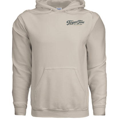 Men's Fishing Hoodie - Tarpon Time All The Time by Salty Kiss coastal apparel
