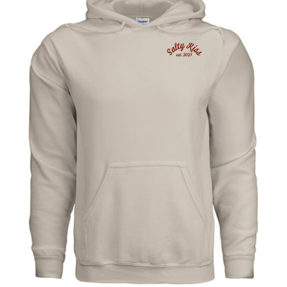 Men's Boating Hoodie - American Built Saltwater Raised by Salty Kiss coastal apparel