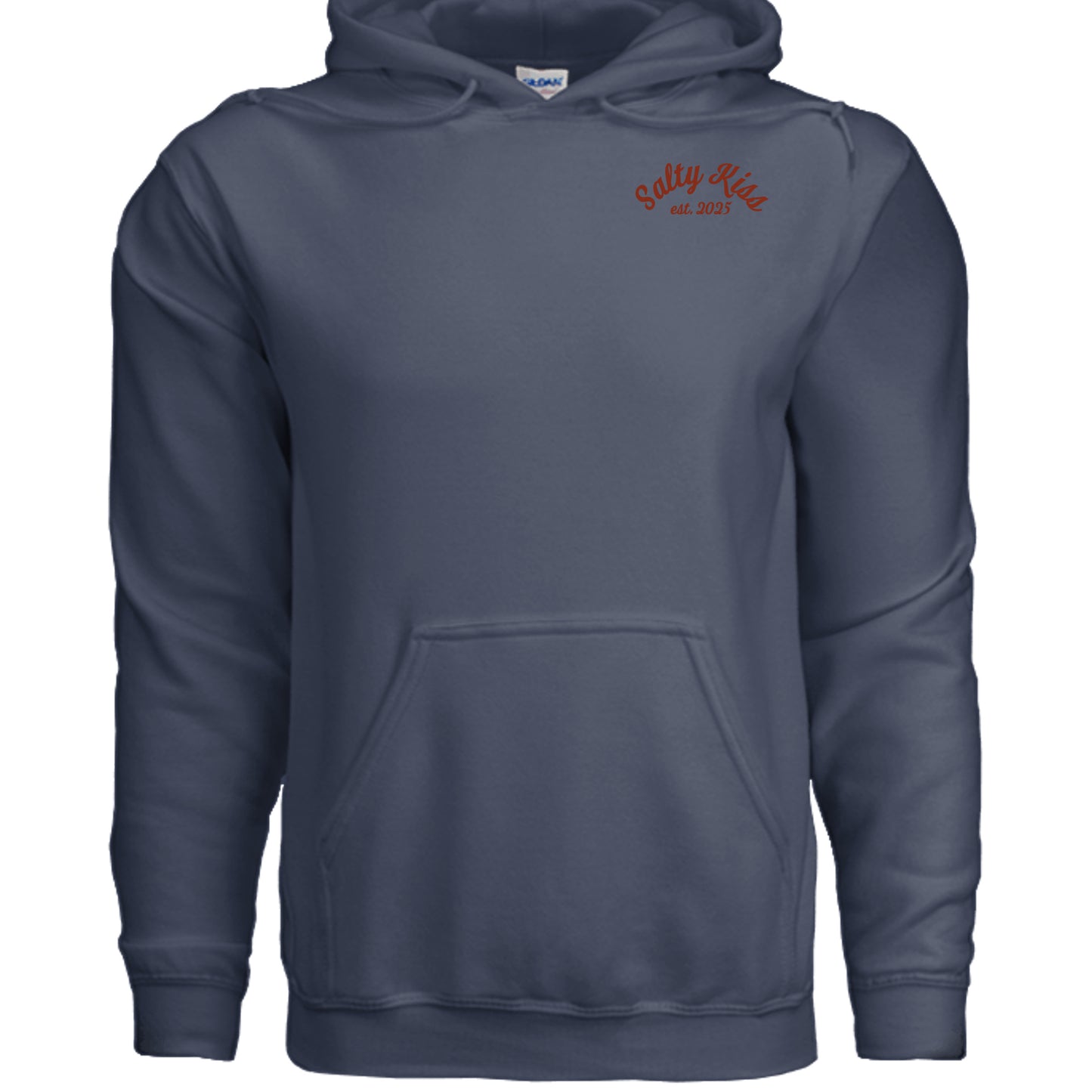 Men's Boating Hoodie - American Built Saltwater Raised by Salty Kiss coastal apparel