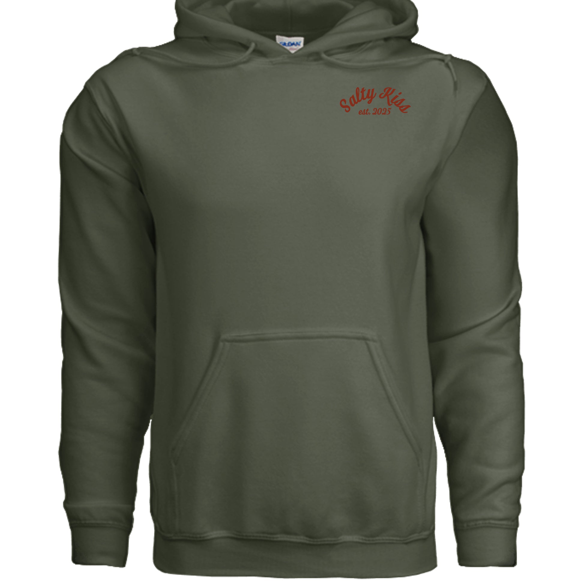Men's Boating Hoodie - American Built Saltwater Raised by Salty Kiss coastal apparel