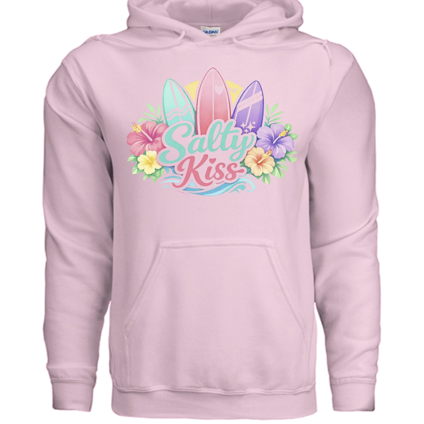 Women's Hoodie - Sunset Surf Bloom by Salty Kiss coastal apparel