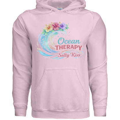 Women's Hoodie - Ocean Therapy by Salty Kiss coastal apparel