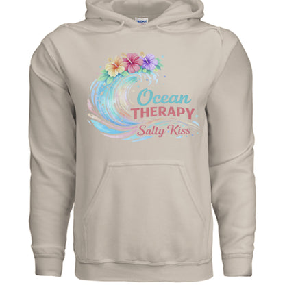Women's Hoodie - Ocean Therapy by Salty Kiss coastal apparel