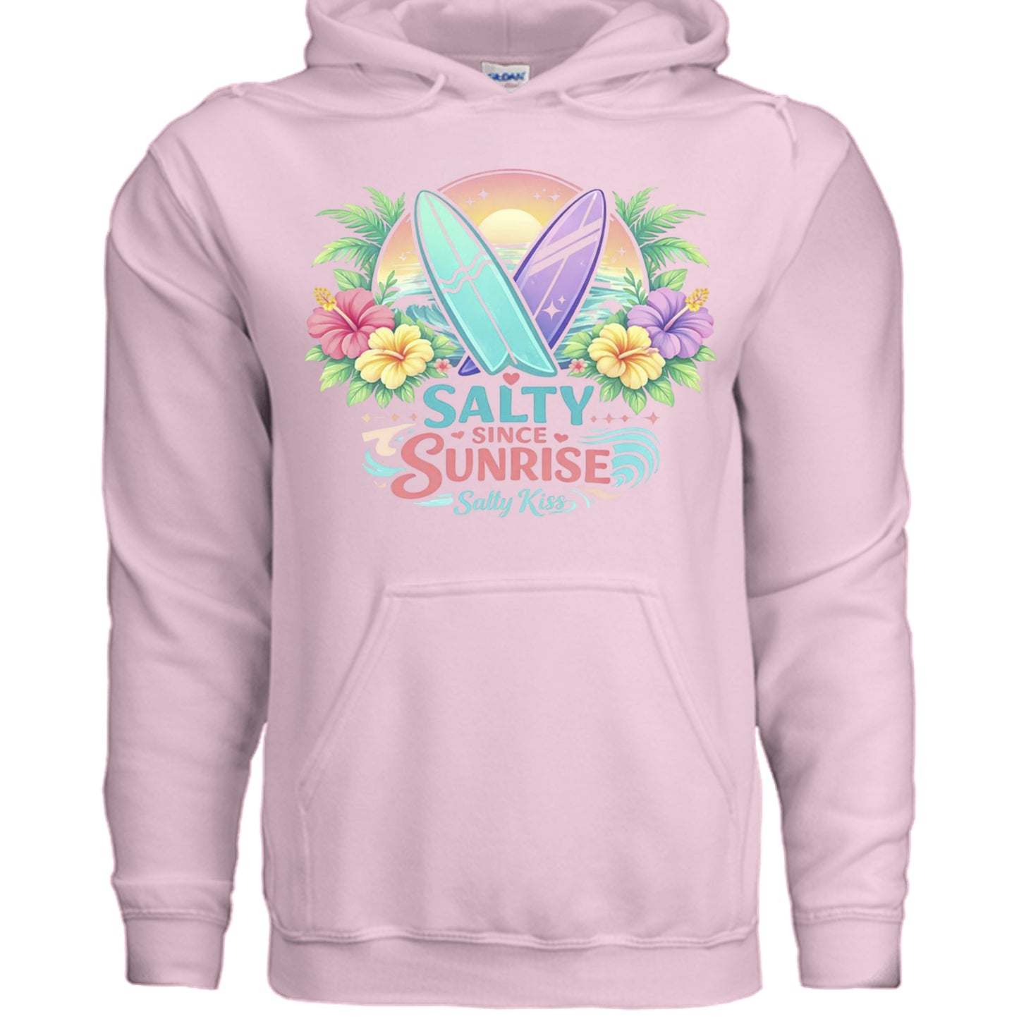 Women's Hoodie - Salty Since Sunrise by Salty Kiss coastal apparel
