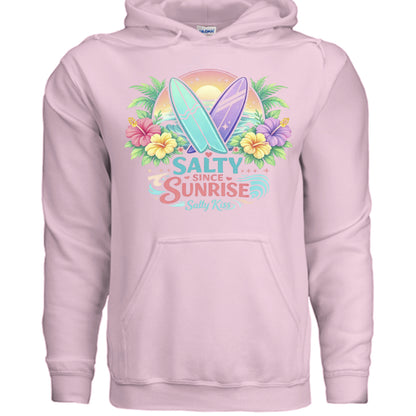 Women's Hoodie - Salty Since Sunrise by Salty Kiss coastal apparel
