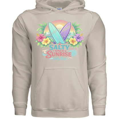 Women's Hoodie - Salty Since Sunrise by Salty Kiss coastal apparel