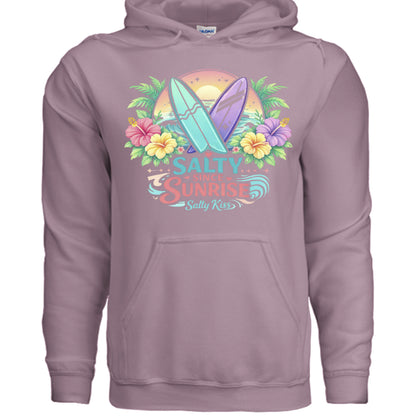 Women's Hoodie - Salty Since Sunrise by Salty Kiss coastal apparel
