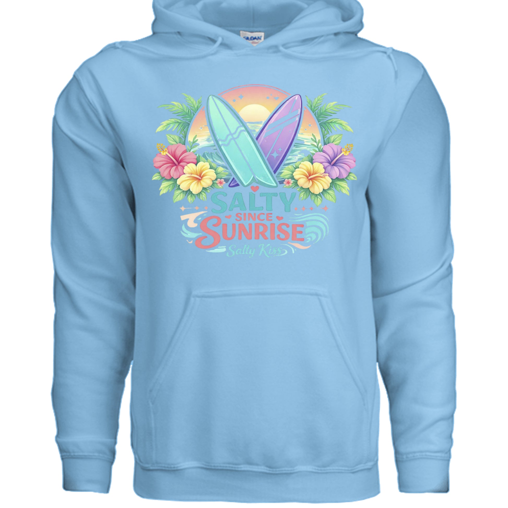 Women's Hoodie - Salty Since Sunrise by Salty Kiss coastal apparel