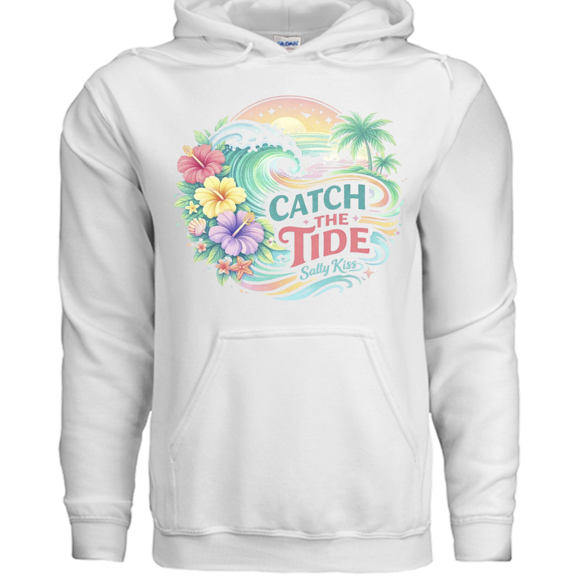 Women's Hoodie - Catch the Tide by Salty Kiss coastal apparel