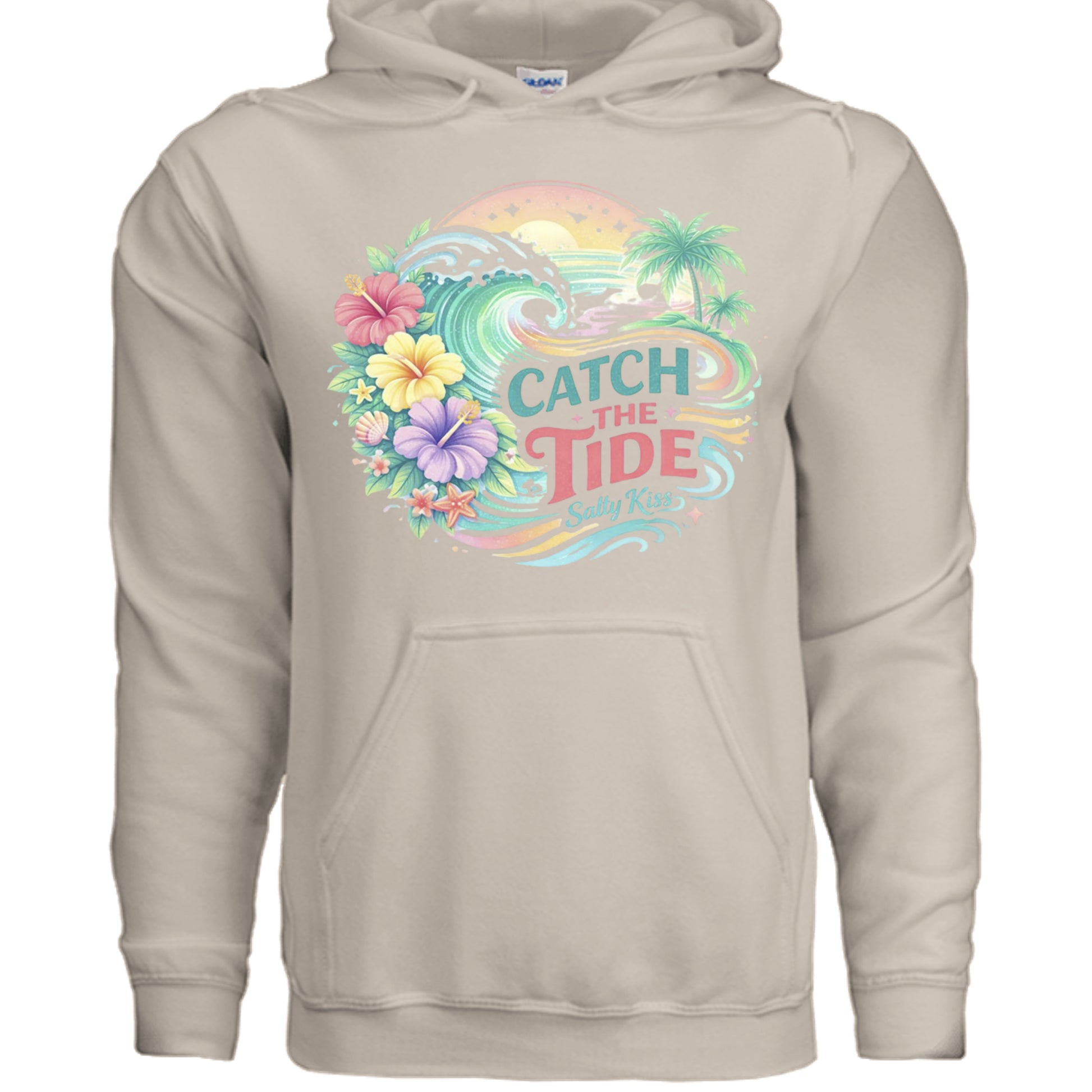 Women's Hoodie - Catch the Tide by Salty Kiss coastal apparel