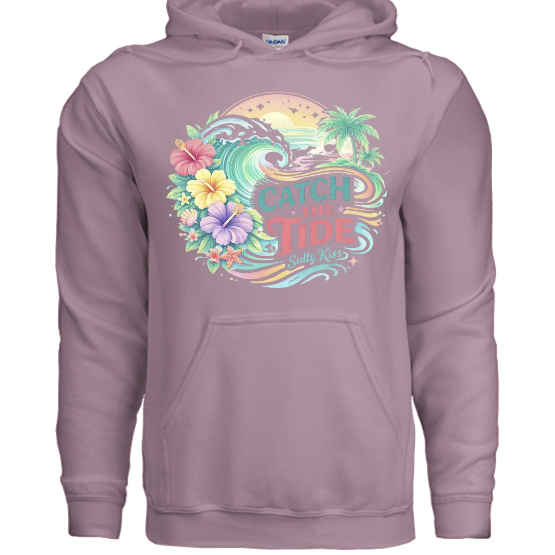 Women's Hoodie - Catch the Tide by Salty Kiss coastal apparel