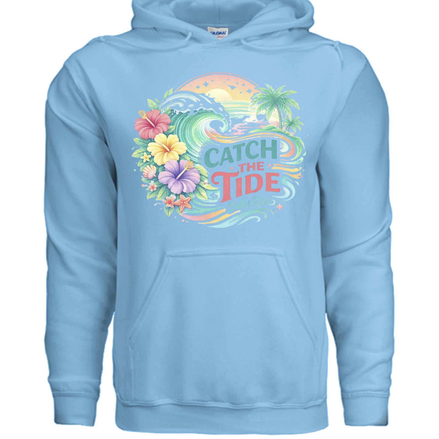 Women's Hoodie - Catch the Tide by Salty Kiss coastal apparel