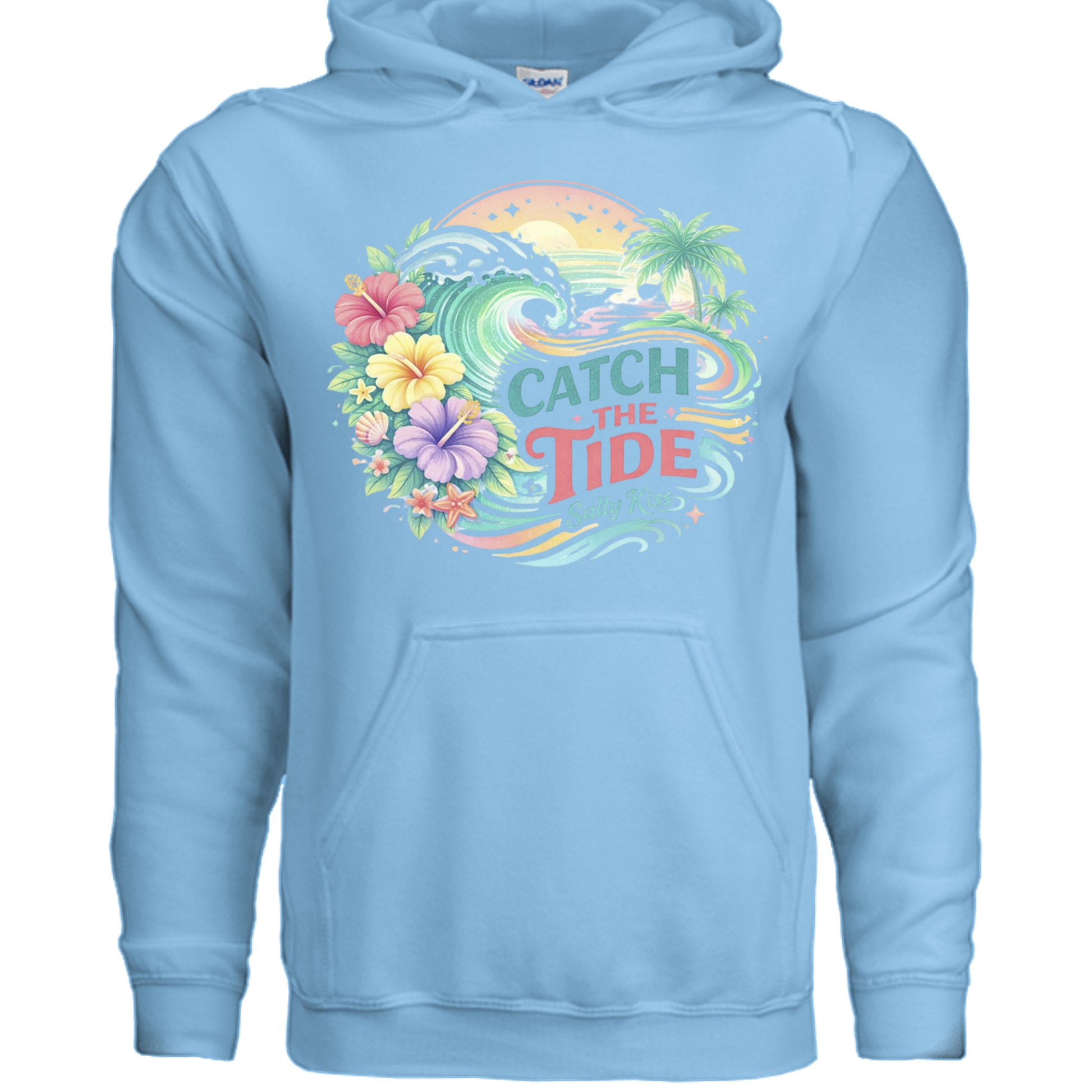 Women's Hoodie - Catch the Tide by Salty Kiss coastal apparel