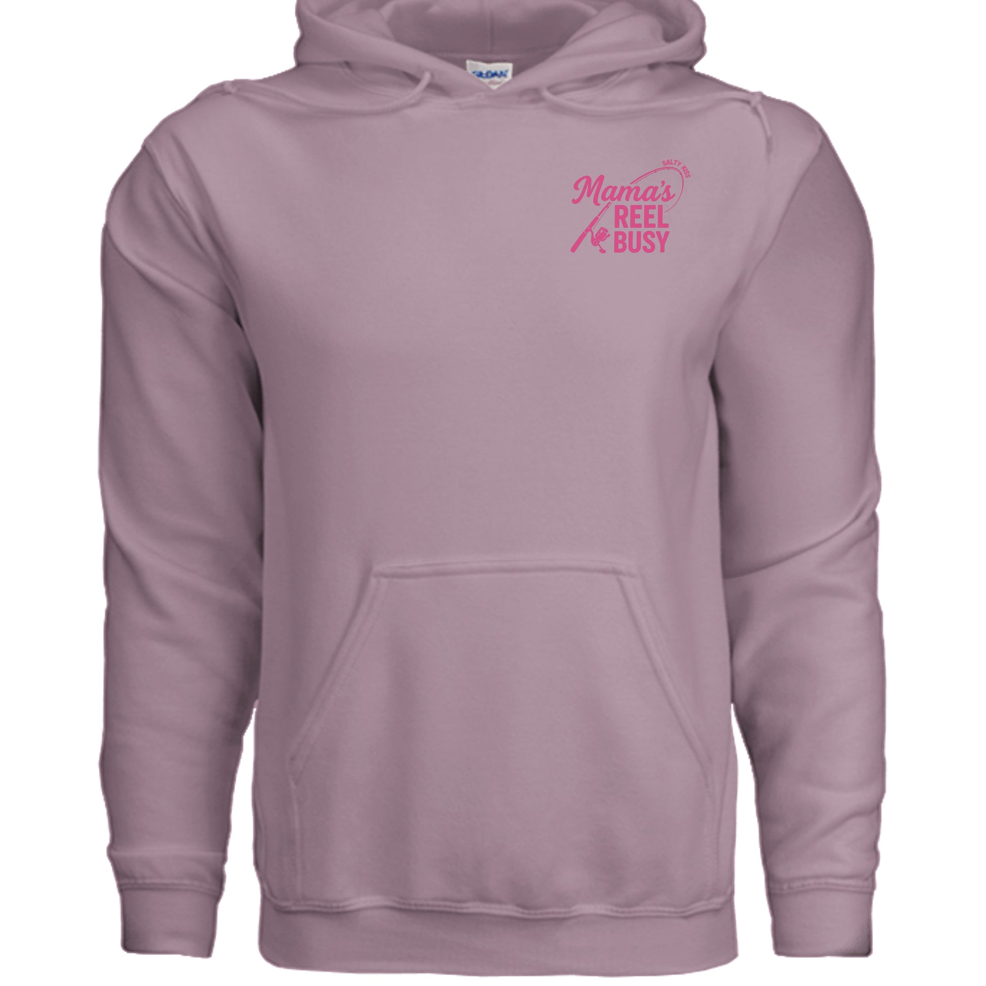 Women's Fishing Hoodie - Mama's Reel Busy by Salty Kiss coastal apparel