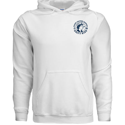 Women's Hoodie - Older, Saltier, Happier by Salty Kiss coastal apparel