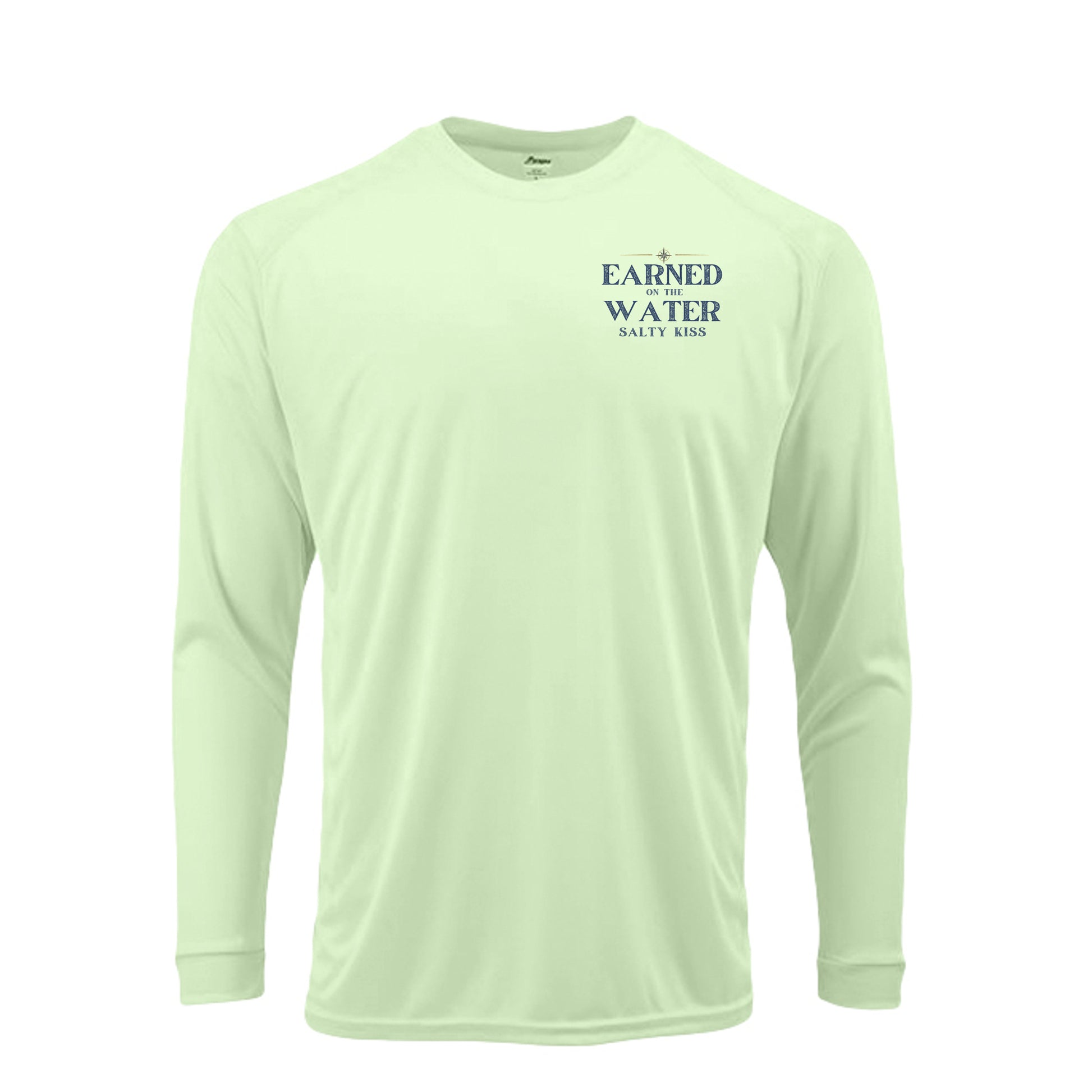Men's UPF Performance Fishing Shirt - Earned on the Water Redfish by Salty Kiss coastal apparel