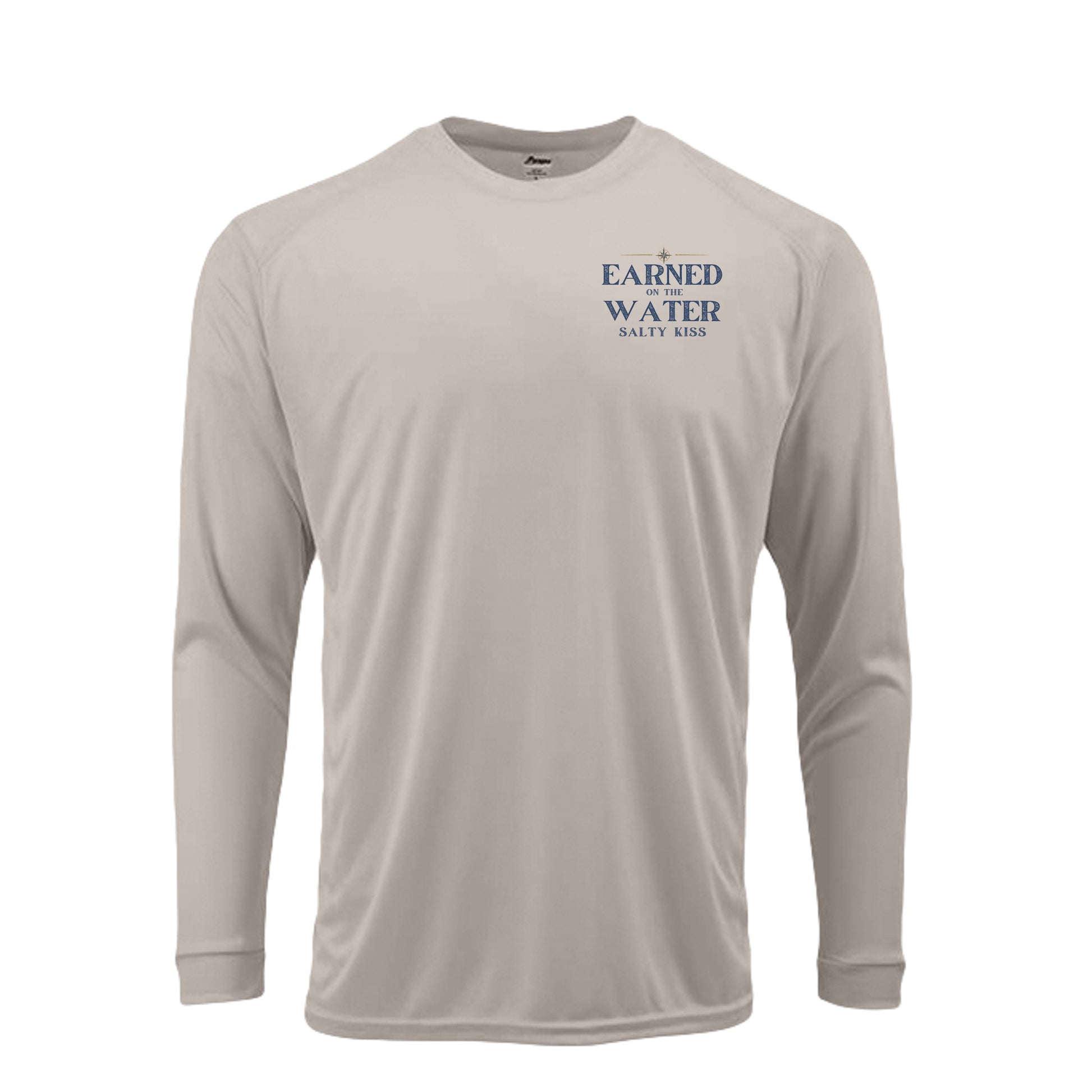 Men's UPF Performance Fishing Shirt - Earned on the Water Redfish by Salty Kiss coastal apparel