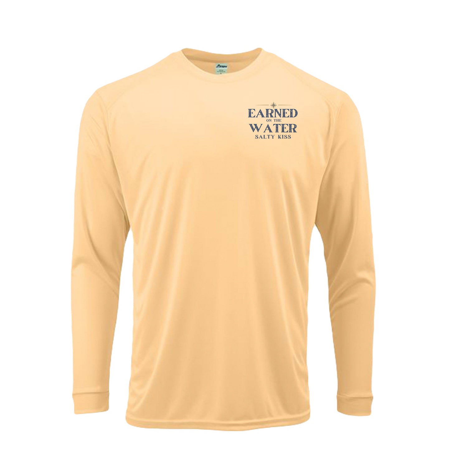 Men's UPF Performance Fishing Shirt - Earned on the Water Fireback Grouper by Salty Kiss coastal apparel