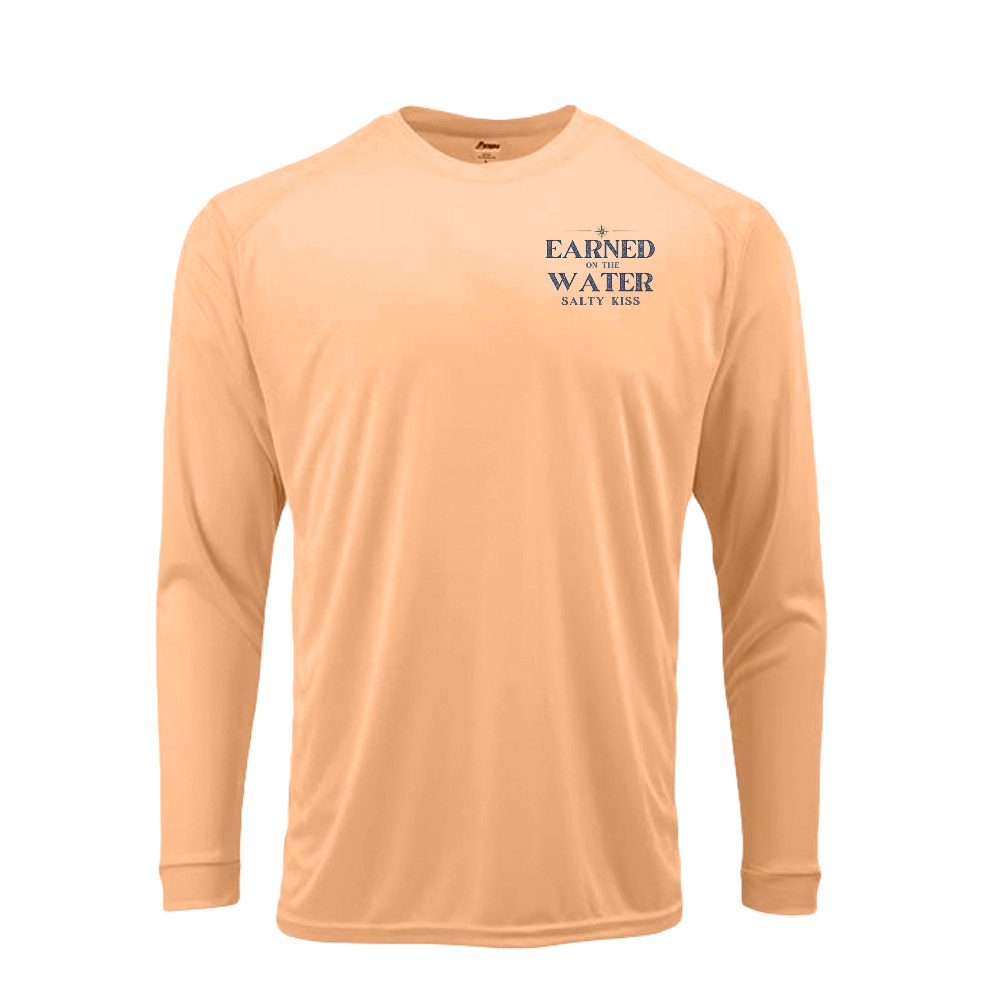 Men's UPF Performance Fishing Shirt - Earned on the Water Mahi-Mahi by Salty Kiss coastal apparel