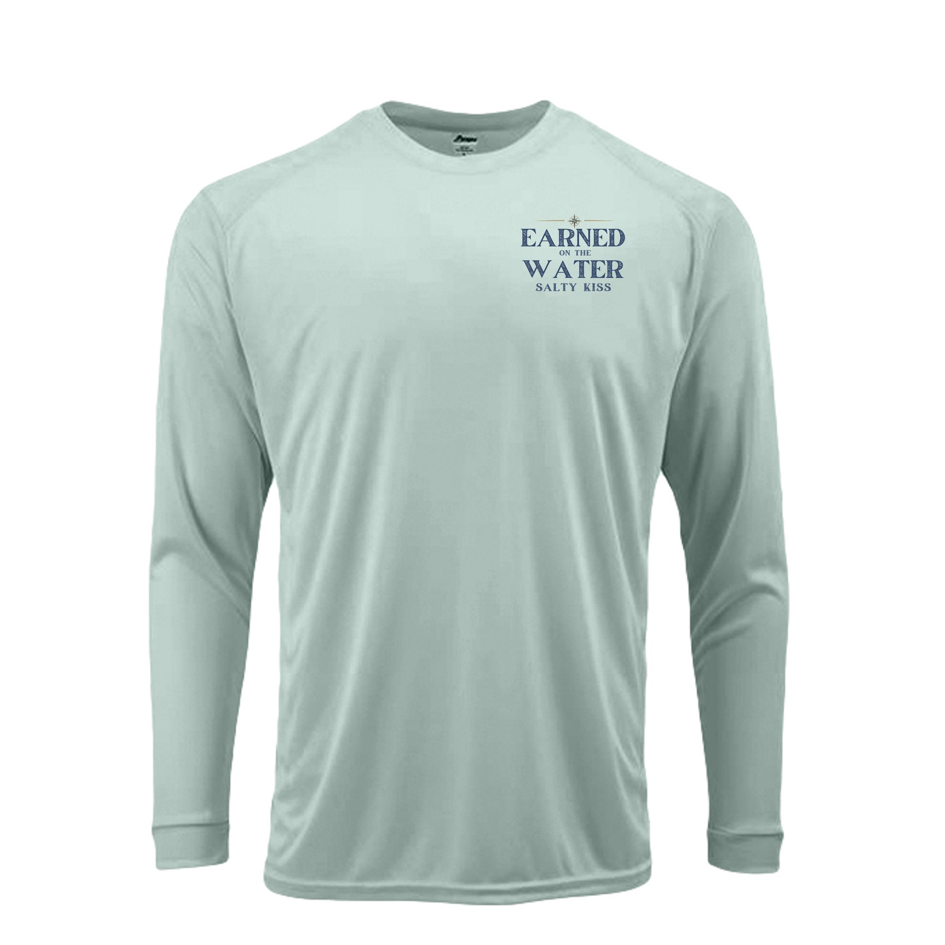 Men's UPF Performance Fishing Shirt - Earned on the Water Mahi-Mahi by Salty Kiss coastal apparel