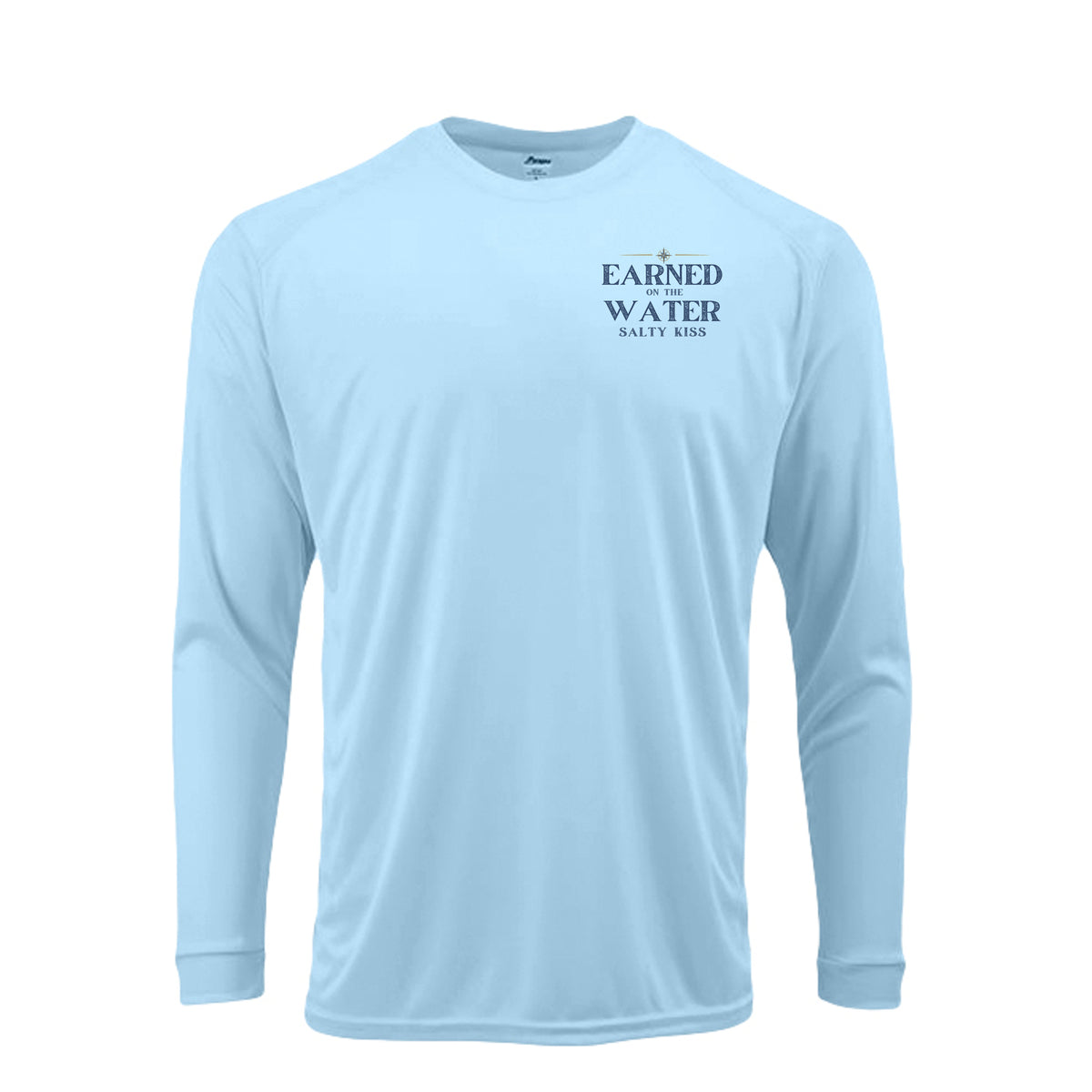 Men's UPF Performance Fishing Shirt - Earned on the Water Mahi-Mahi by Salty Kiss coastal apparel