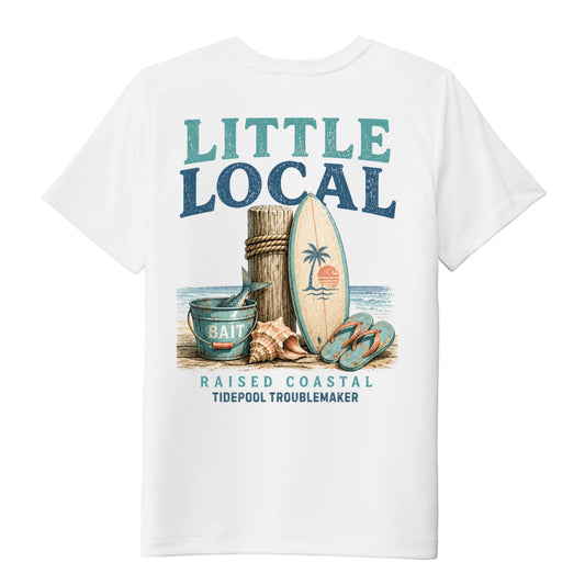 Youth Performance Tee UPF 50 - Little Local by Salty Kiss coastal apparel