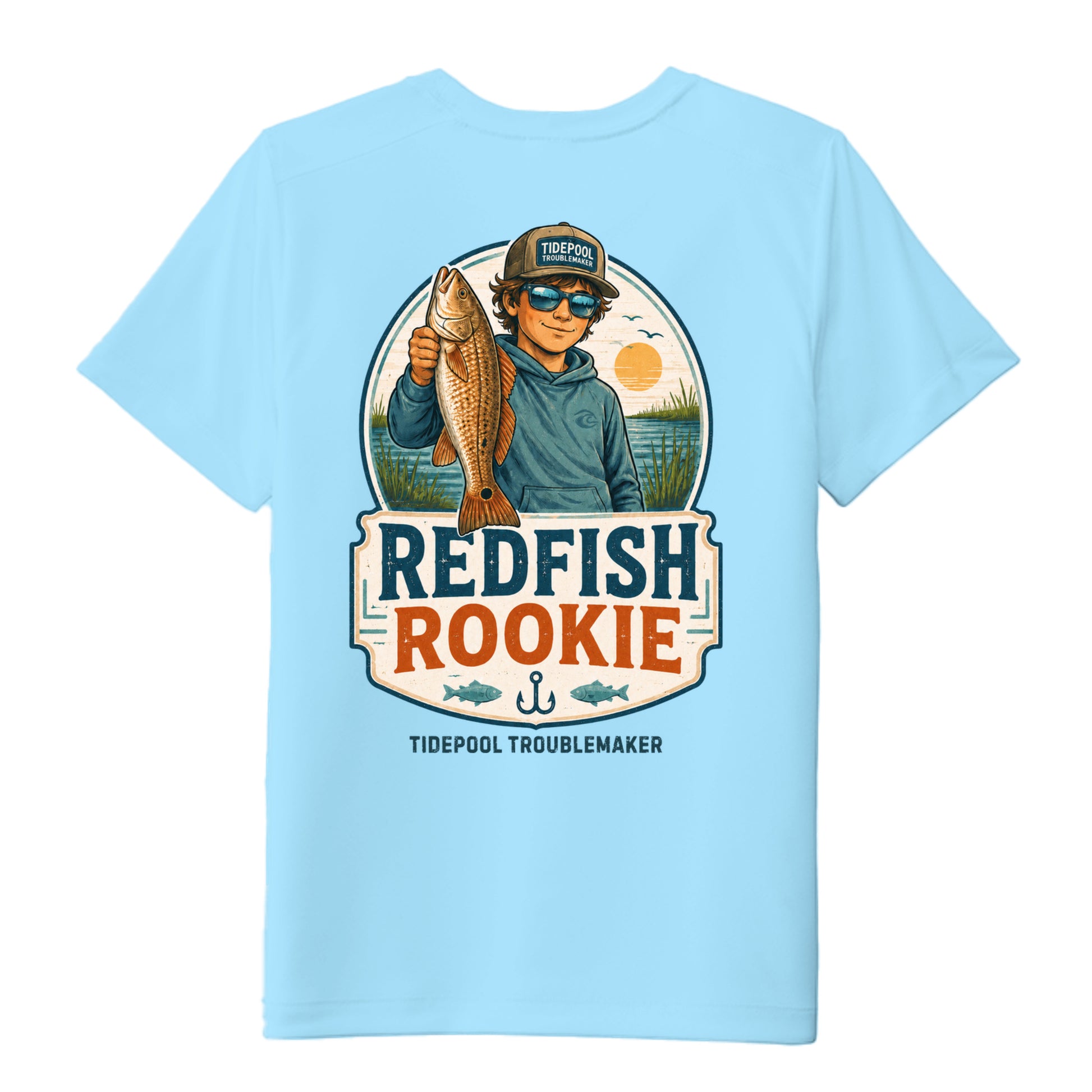 Light Blue - YST420 - BACK