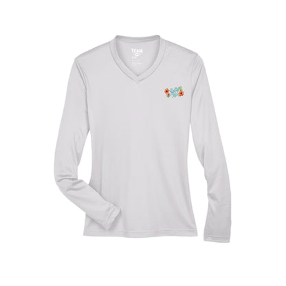 Women's UPF Performance Shirt - Hibiscus by Salty Kiss coastal apparel