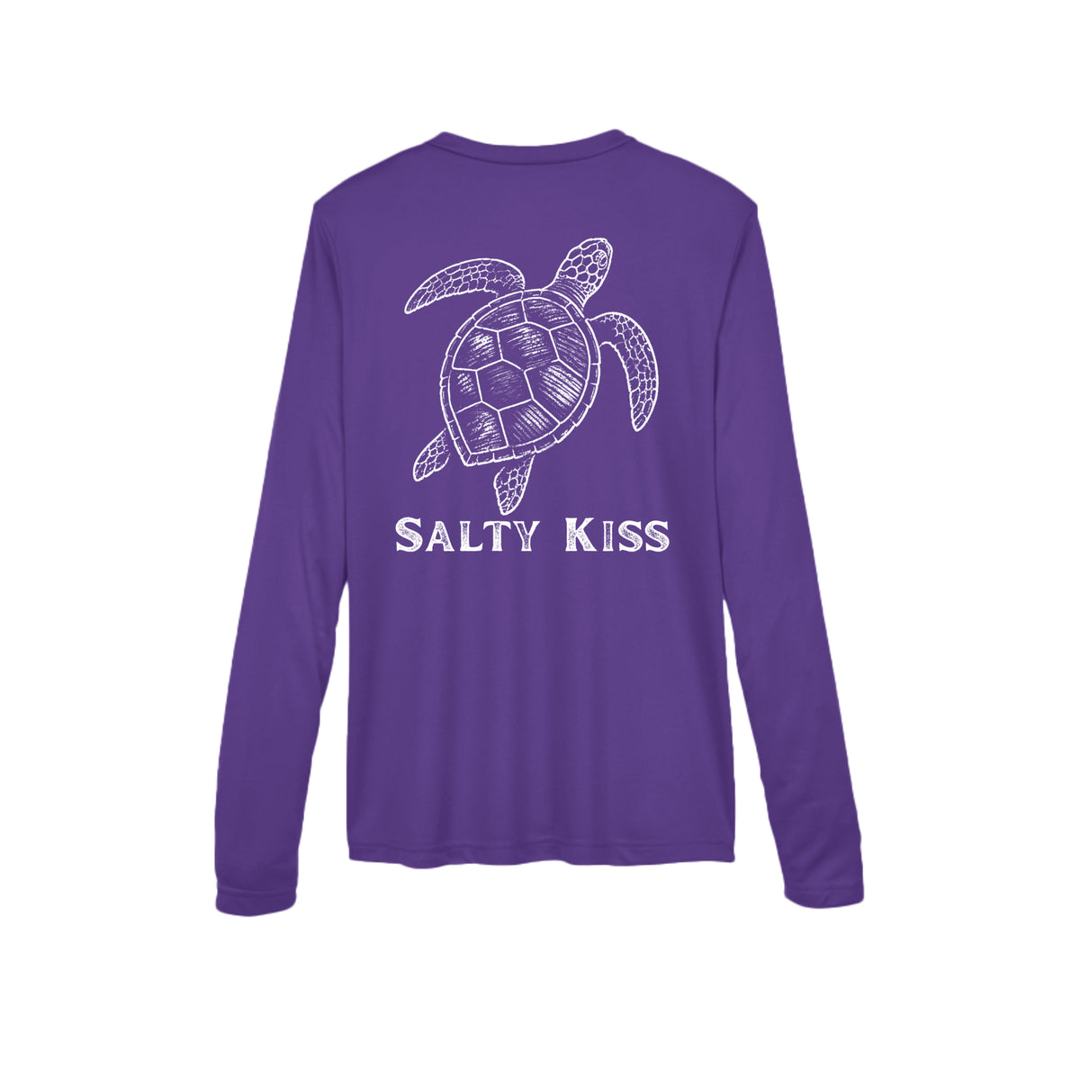 "Coastal Sea Turtle" Performance Long Sleeve UV 40+ by Salty Kiss coastal apparel