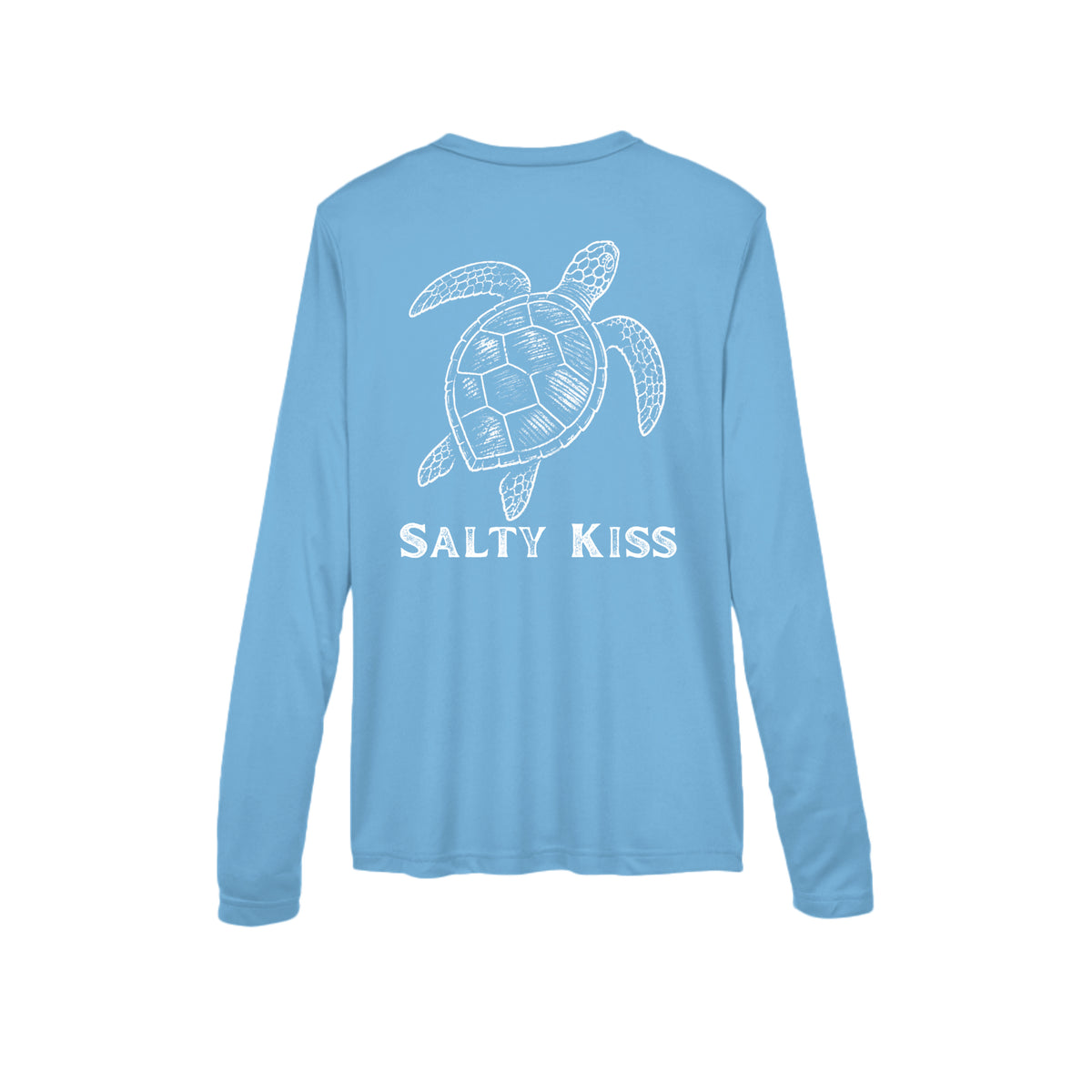 "Coastal Sea Turtle" Performance Long Sleeve UV 40+ by Salty Kiss coastal apparel