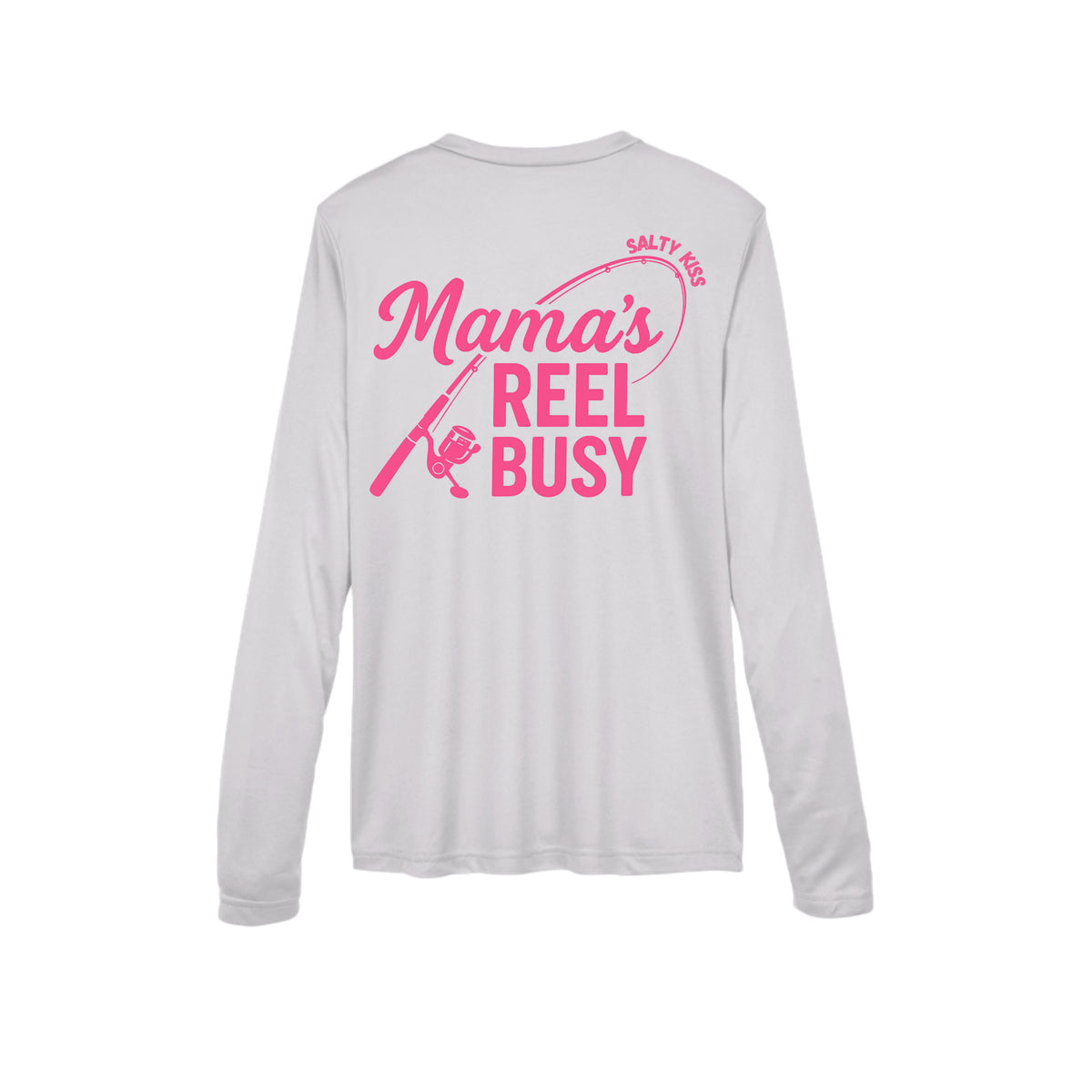 Women's Performance Long Sleeve UV 40+ - Mama's Reel Busy by Salty Kiss coastal apparel