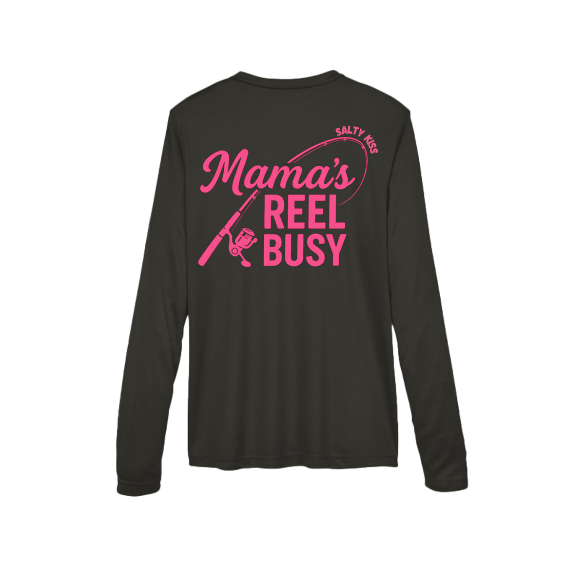 Women's Performance Long Sleeve UV 40+ - Mama's Reel Busy by Salty Kiss coastal apparel