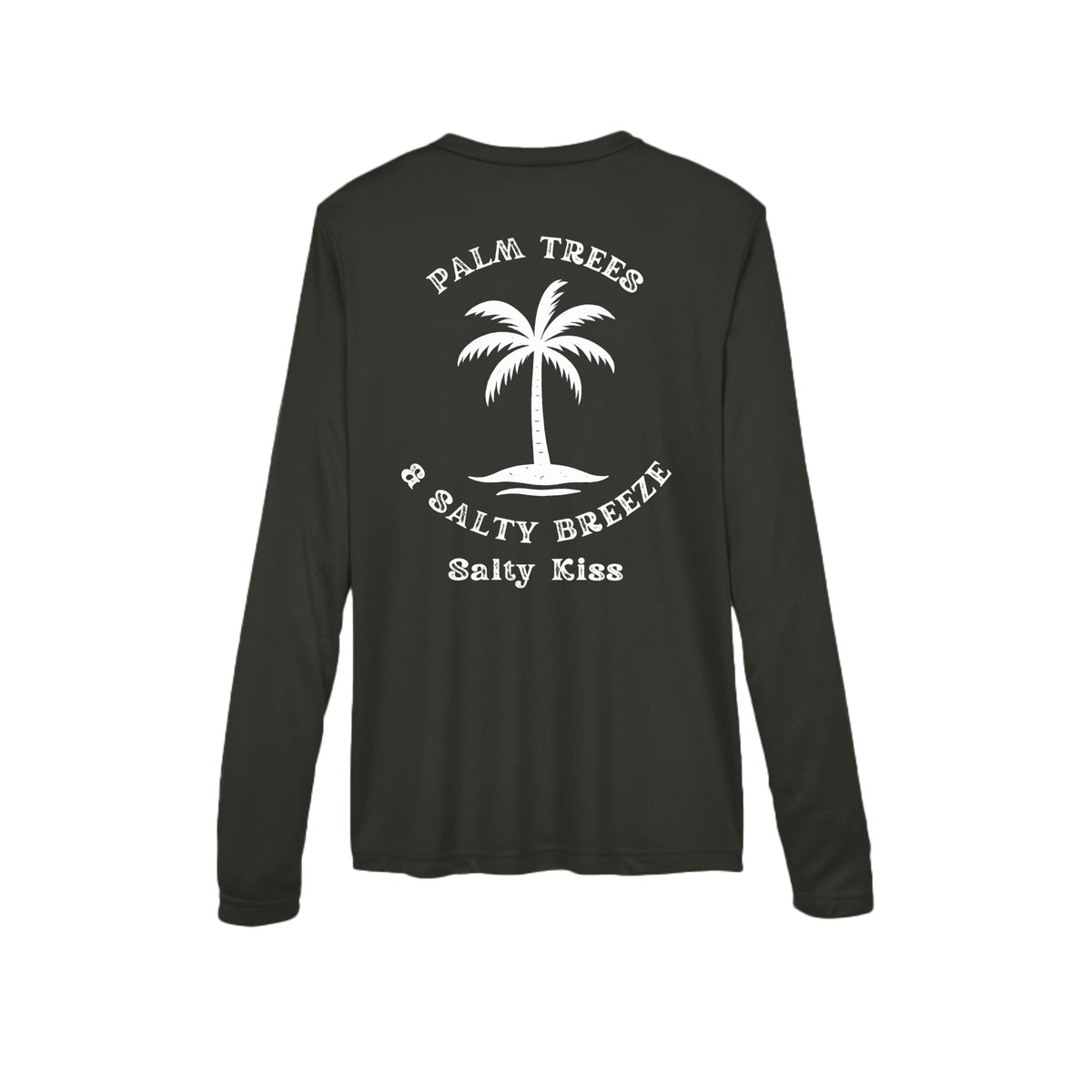 Women's Performance Long Sleeve UV 40+ - Palm Trees & Salty Breeze by Salty Kiss coastal apparel