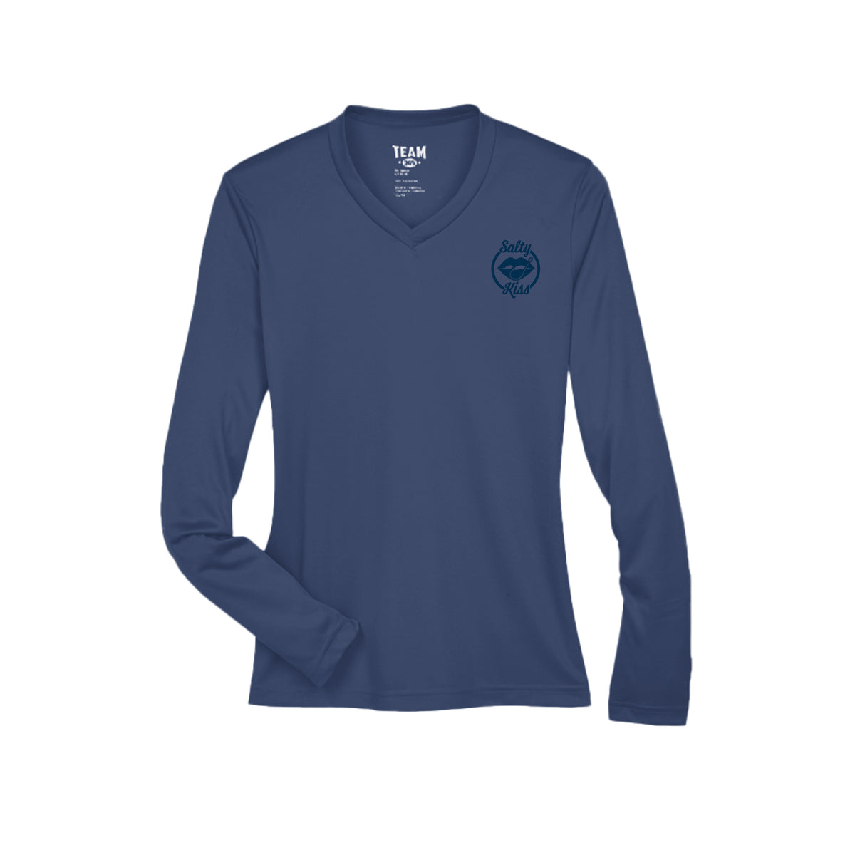 Women's Performance Long Sleeve UV 40+ - From Boat Wake to Bar Stool by Salty Kiss coastal apparel