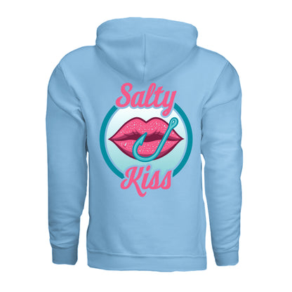 Unisex Hoodie - Salty Kiss Color Logo by Salty Kiss coastal apparel