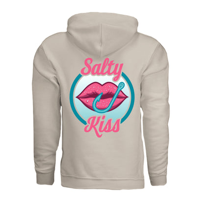 Unisex Hoodie - Salty Kiss Color Logo by Salty Kiss coastal apparel