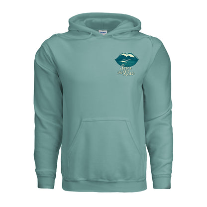 Women's Hoodie - Seas the Kiss by Salty Kiss coastal apparel