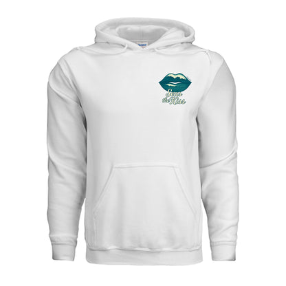 Women's Hoodie - Seas the Kiss by Salty Kiss coastal apparel