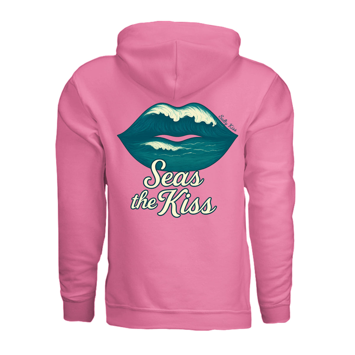 Women's Hoodie - Seas the Kiss by Salty Kiss coastal apparel