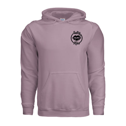 Unisex Hoodie - Salty Kiss Black Logo by Salty Kiss coastal apparel