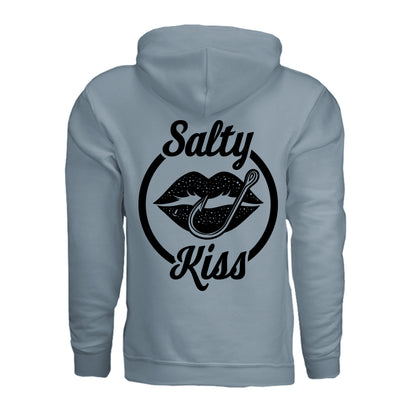 Unisex Hoodie - Salty Kiss Black Logo by Salty Kiss coastal apparel