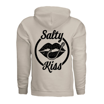 Unisex Hoodie - Salty Kiss Black Logo by Salty Kiss coastal apparel