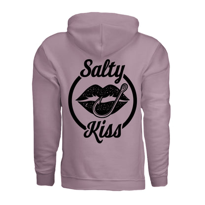 Unisex Hoodie - Salty Kiss Black Logo by Salty Kiss coastal apparel