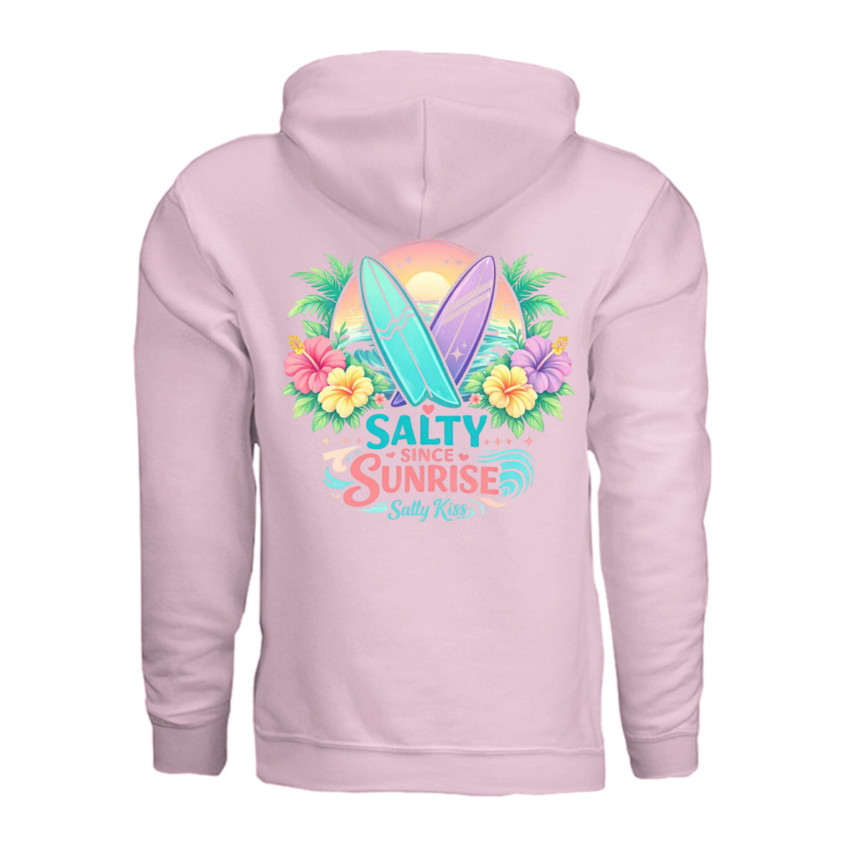 Women's Hoodie - Salty Since Sunrise by Salty Kiss coastal apparel